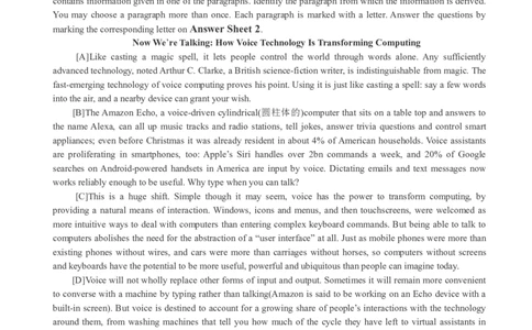 版本一六级模拟卷（4）_大学英语四级+六级_六级真题_六级密押试卷_新六级模拟卷全10套_版本一六级模拟卷5套_版本一六级模拟卷（4）