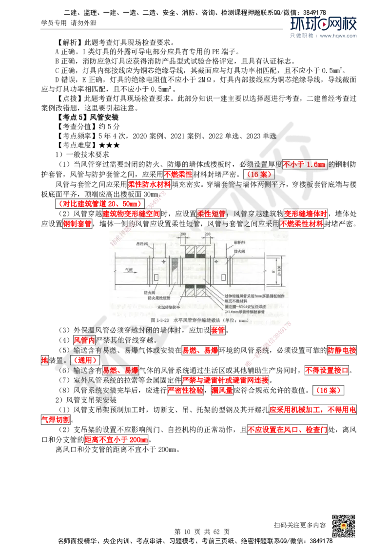 HQ-机电-精选考点_2026年一级建造师_2026年一建机电_2025年一建机电SVIP_01-精华文档✿电子教材✿历年真题_32-机电《精选考点》HQ