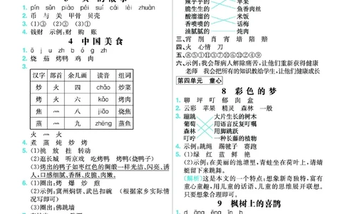 《七彩练霸》语文2年级下册（RJ）答案_二年级上下册资料_小学二年级学习资料-25年更新版_2-02、小学二年级语文下册_2-2-2、练习题、作业、试题、试卷_电子册类