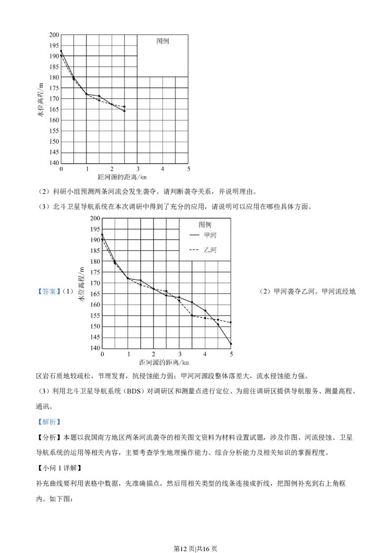 2023年高考地理试卷（湖南）（解析卷）_地理历年高考真题_新&middot;PDF版2008-2025&middot;高考地理真题_地理（按试卷类型分类）2008-2025_自主命题卷&middot;地理（2008-2025）_湖南自主命题&middot;地理（2021-2025）