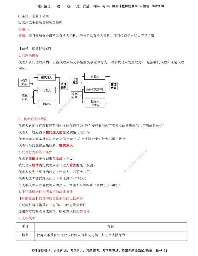 打印版（7月26日）-王竹梅-一建法规-考前密训（集训班）_2026年一建法规_2025年一建法规SVIP_04-冲刺串讲✿考点强化✿小灶集训_19-法规《考前集训班》王竹梅CSW_讲义