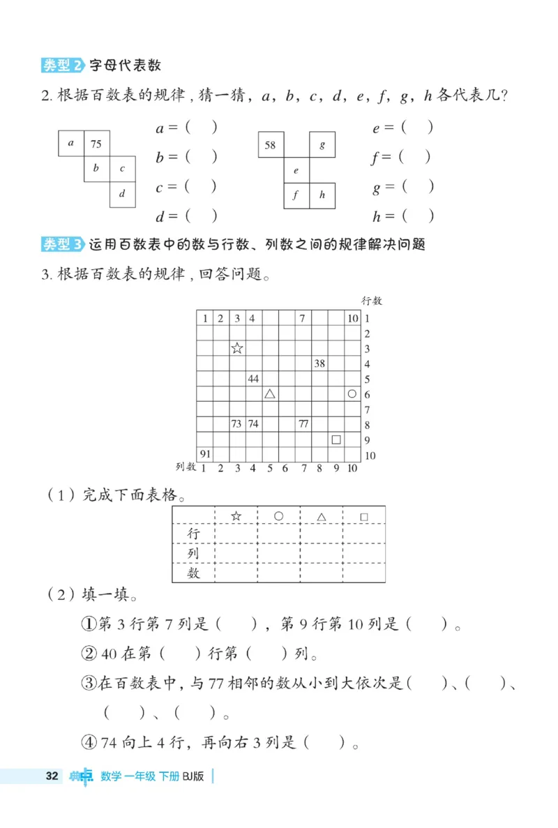 《典中点》数学课时-数学1年级下册（BJ）_一年级上下册资料_小学一年级学习资料-25年更新版_1-04、小学一年级数学下册_1-4-2、练习题、作业、试题、试卷_北京课改版_电子册类