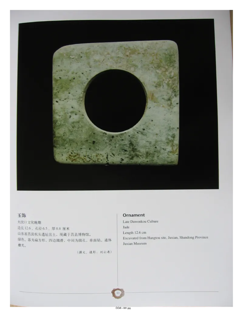 中国出土玉器全集(4)山东_部分1_X018-玉石珠宝鉴定教程最新合集_5、玉石鉴定专题全套课程_玉石电子书_中国出土玉石全集