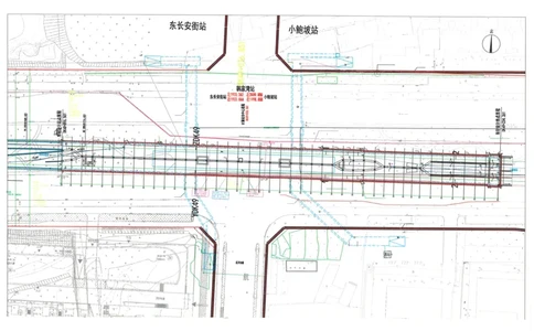 2、附图_2021-2023年优秀施组方案_施工方案_西安市地铁15号线一期工程施工总承包项目4标段二分部韩家湾站深基坑开挖及支护专项施工方案_01施工方案及附件