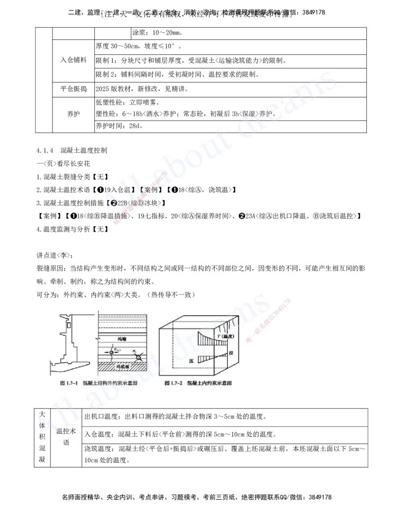 2025-10-第一篇-第4章-混凝土与混凝土坝工程（一）_2026年一级建造师_2026年一建水利_2025年一建水利SVIP_04-冲刺串讲✿考点强化✿小灶集训_01-水利《冲刺串讲班》李想XSW推荐