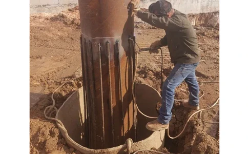 ③主要施工过程照片_2021-2023年优秀施组方案_施工方案_方案15-新材料产业大厦项目土石方及基坑支护工程&mdash;局促深基坑出土栈桥安全专项施工方案_2验收及照片