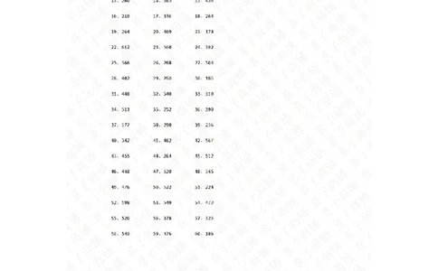 70以内&times;10以内第41~60篇（答案）_小学数学口算竖式脱式计算应用题一二三四五六年级上下册电_小学数学口算题库电子版（1-6）_小学数学口算三年级_口算题适合3年级