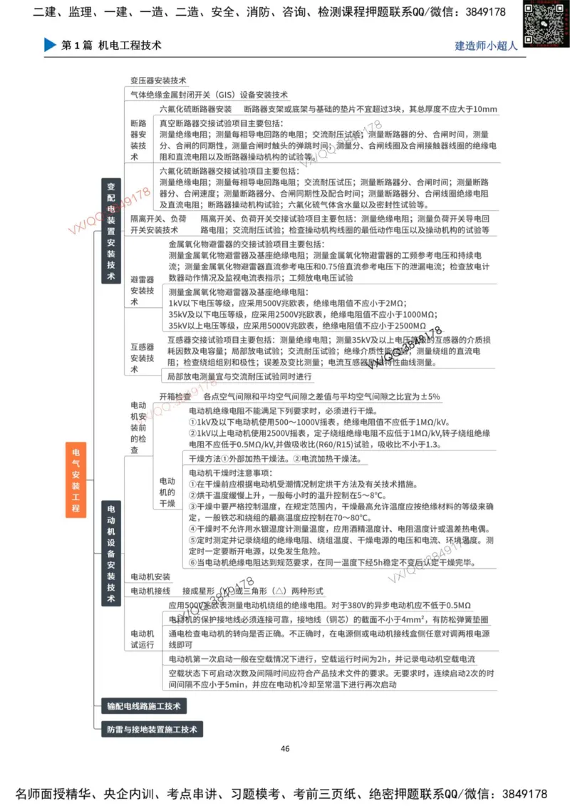 思维导图_2026年一级建造师_2026年一建机电_2025年一建机电SVIP_01-精华文档✿电子教材✿历年真题_79-机电《默写本+导图+试卷》小超人推荐