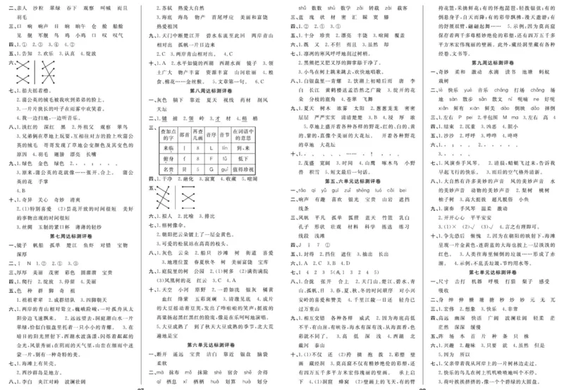《优等生》语文3年级上册（RJ）_三年级上下册资料_小学三年级学习资料-25年更新版_3-01、小学三年级语文上册_3-1-2、练习题、作业、试题、试卷_电子册类