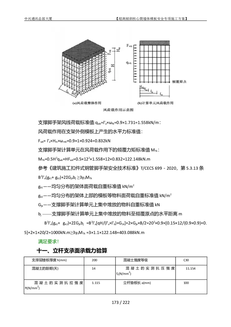 中兴通讯总部大厦项目-超高倾斜核心筒墙体模架安全专项施工方案_2021-2023年优秀施组方案_施工方案_中兴通讯总部大厦项目-超高倾斜核心筒墙体模架安全专项施工方案_01施工方案