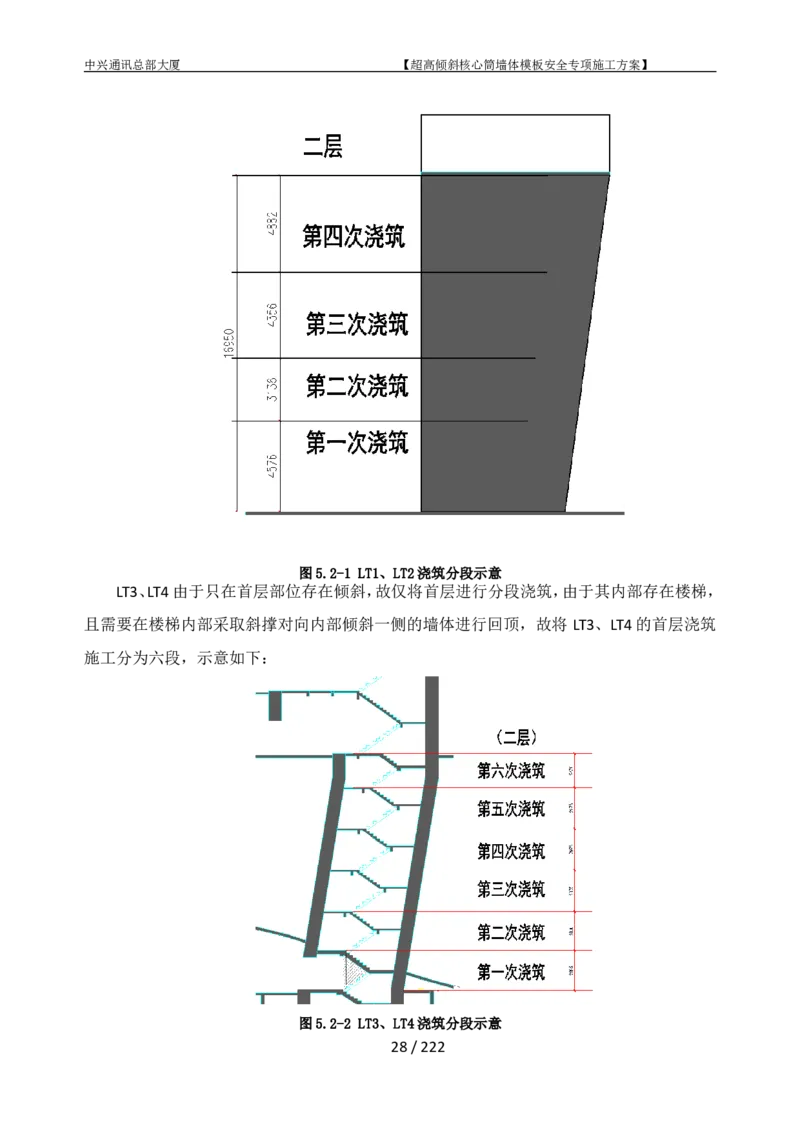 中兴通讯总部大厦项目-超高倾斜核心筒墙体模架安全专项施工方案_2021-2023年优秀施组方案_施工方案_中兴通讯总部大厦项目-超高倾斜核心筒墙体模架安全专项施工方案_01施工方案