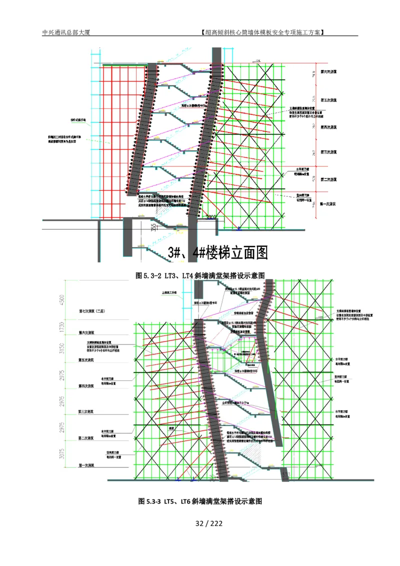 中兴通讯总部大厦项目-超高倾斜核心筒墙体模架安全专项施工方案_2021-2023年优秀施组方案_施工方案_中兴通讯总部大厦项目-超高倾斜核心筒墙体模架安全专项施工方案_01施工方案