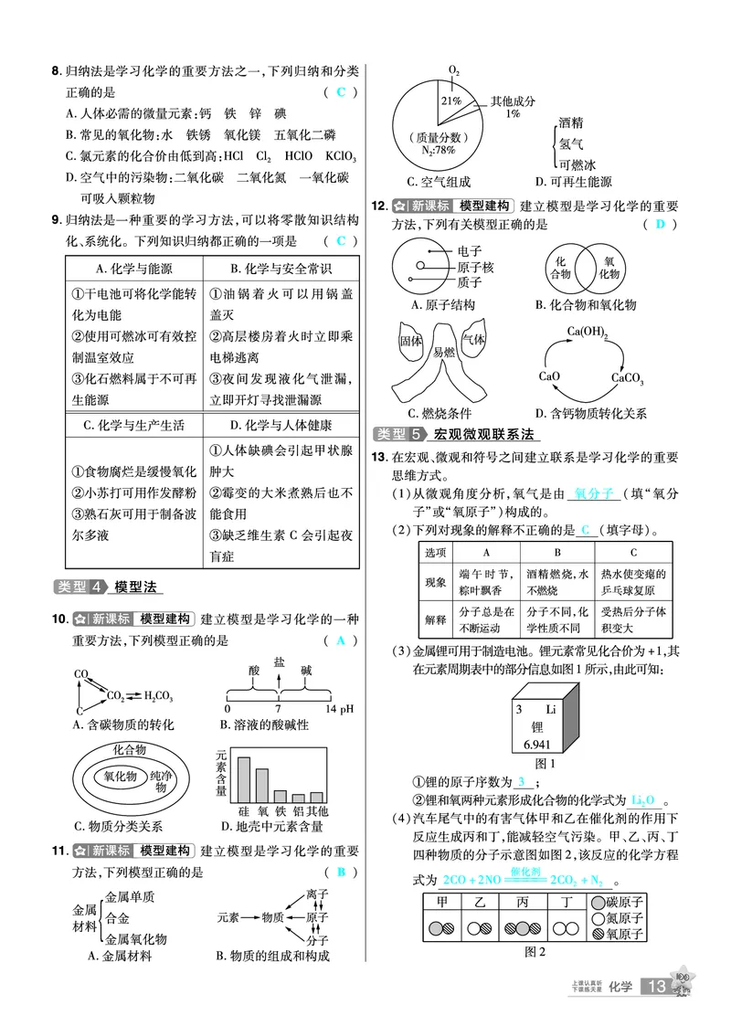 2026《中考化学45套》河北答案_45套中招_2026《中考化学45套》河北