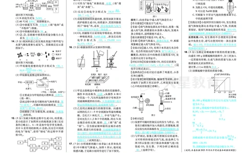 2026《中考化学45套》河北答案_45套中招_2026《中考化学45套》河北