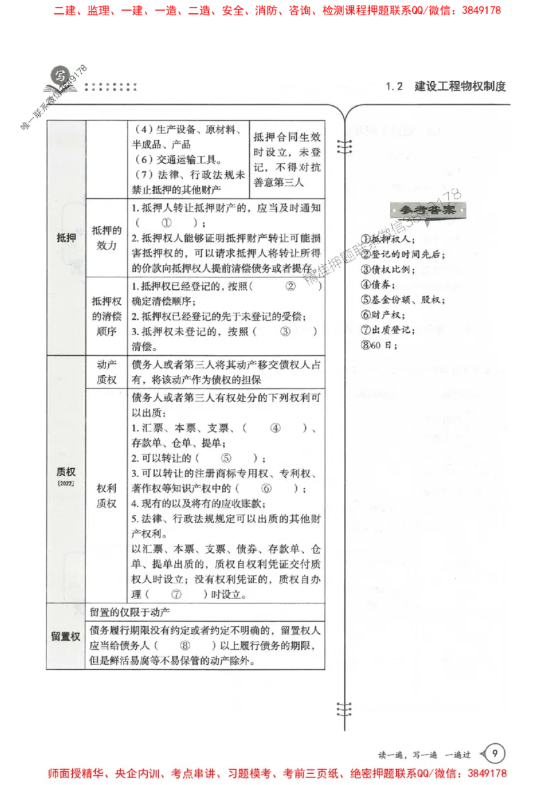 一建法规-一建一遍过-高频考点默写本（25年新版）_2026年一建法规_2025年一建法规SVIP_01-精华文档✿电子教材✿历年真题_59-法规《高频考点默写本-新版》SMR推荐