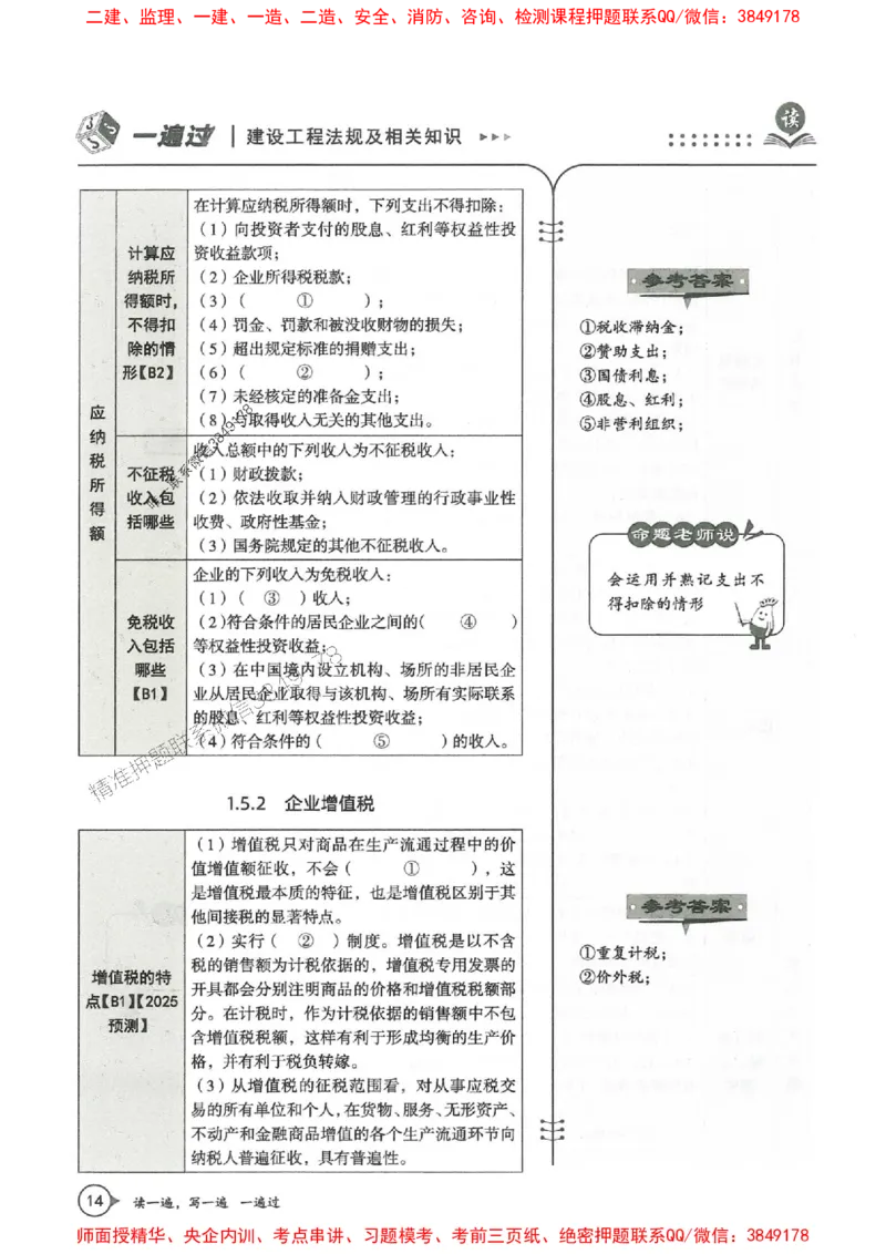 一建法规-一建一遍过-高频考点默写本（25年新版）_2026年一建法规_2025年一建法规SVIP_01-精华文档✿电子教材✿历年真题_59-法规《高频考点默写本-新版》SMR推荐