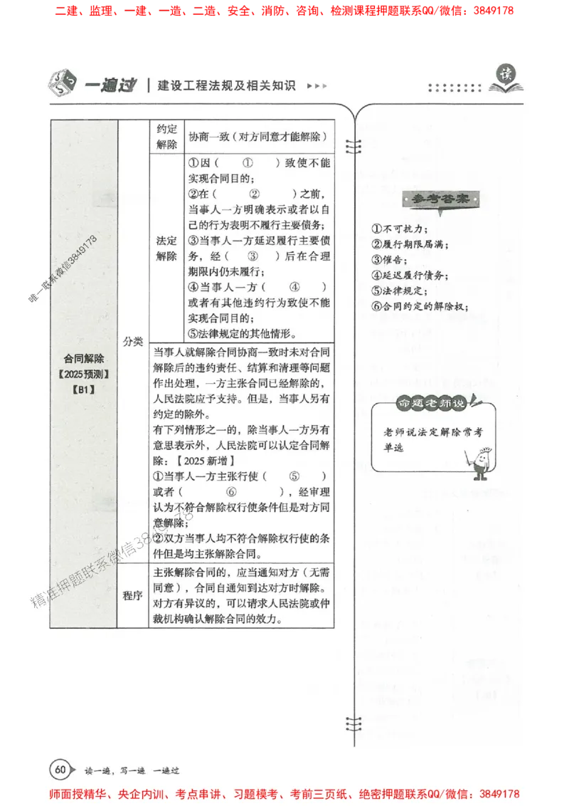 一建法规-一建一遍过-高频考点默写本（25年新版）_2026年一建法规_2025年一建法规SVIP_01-精华文档✿电子教材✿历年真题_59-法规《高频考点默写本-新版》SMR推荐