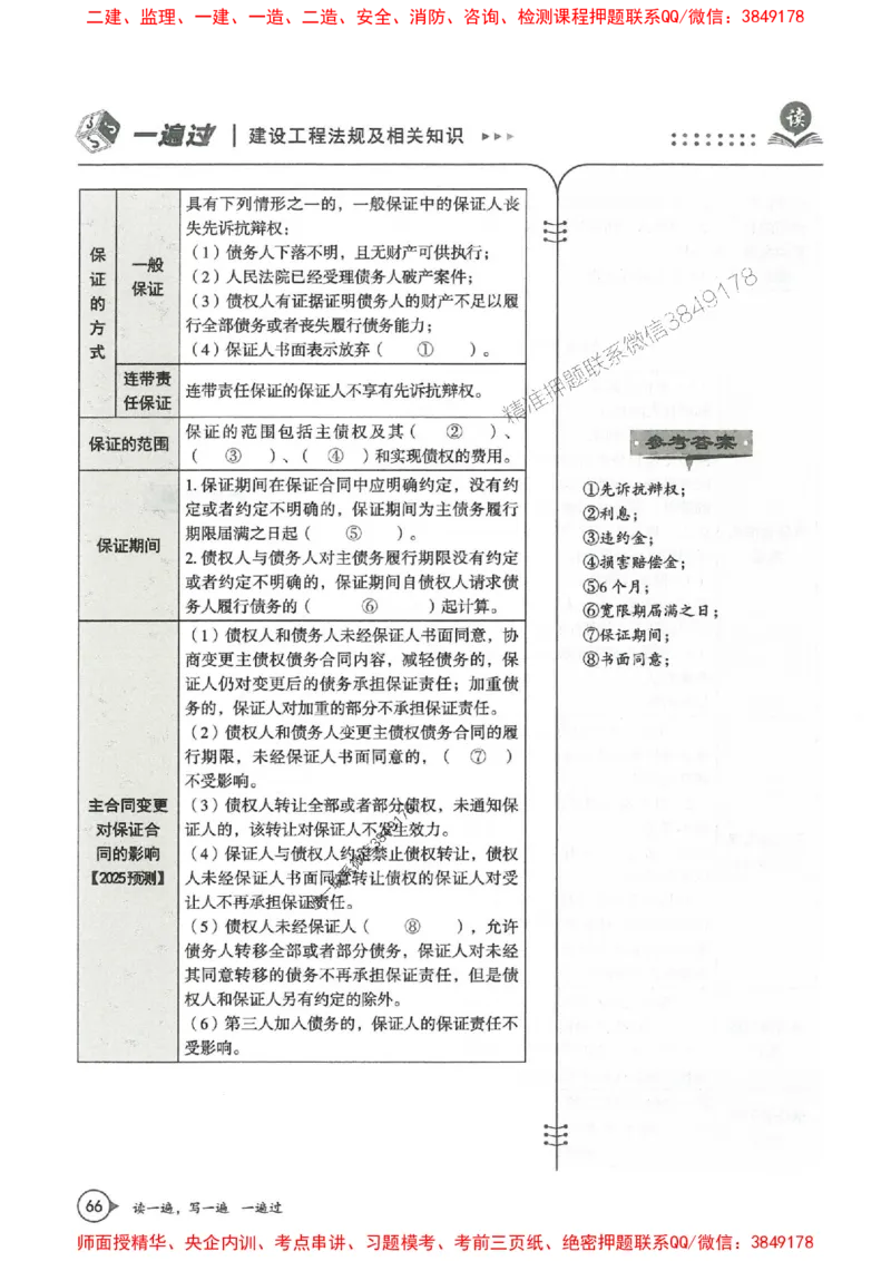 一建法规-一建一遍过-高频考点默写本（25年新版）_2026年一建法规_2025年一建法规SVIP_01-精华文档✿电子教材✿历年真题_59-法规《高频考点默写本-新版》SMR推荐