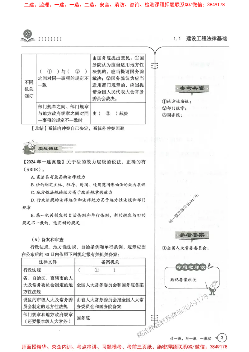 一建法规-一建一遍过-高频考点默写本（25年新版）_2026年一建法规_2025年一建法规SVIP_01-精华文档✿电子教材✿历年真题_59-法规《高频考点默写本-新版》SMR推荐
