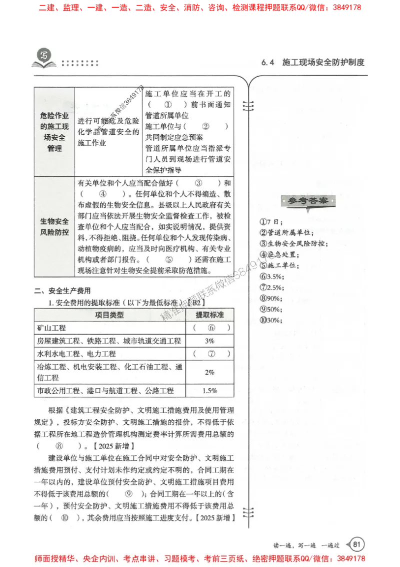 一建法规-一建一遍过-高频考点默写本（25年新版）_2026年一建法规_2025年一建法规SVIP_01-精华文档✿电子教材✿历年真题_59-法规《高频考点默写本-新版》SMR推荐