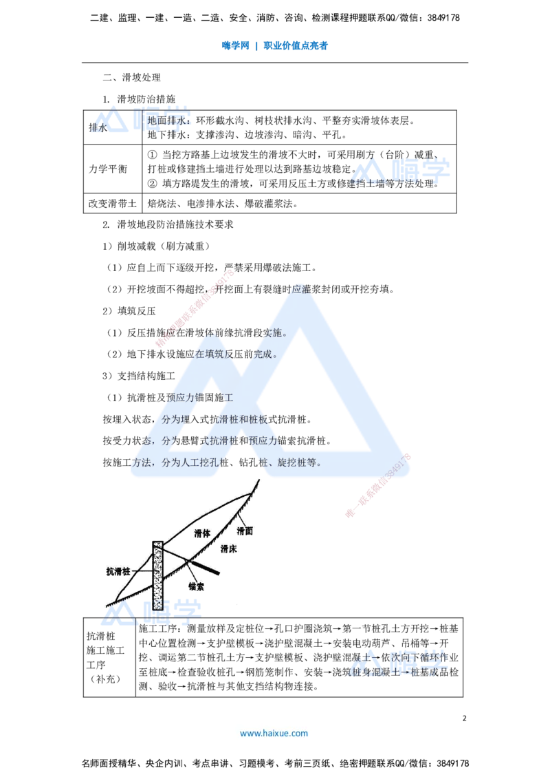 03.2025李昌春-名师冲刺特训-（3）路基工程3_2026年一级建造师_2026年一建公路_2025年一建公路SVIP_04-冲刺串讲✿考点强化✿小灶集训_39-公路《名师冲刺特训》李昌春HX_讲义