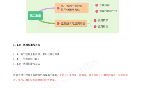 2025-93-第11章-施工监测_2026年一级建造师_2026年一建市政_2025年一建市政SVIP_02-基础精讲✿高端面授✿深度强化_10-市政《天一精讲班》潘旭、董雨佳KL_潘旭_讲义