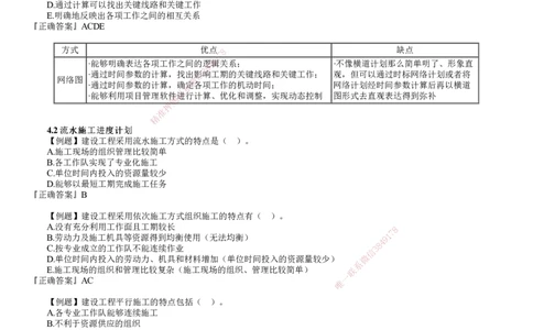 第01讲　工程进度影响因素与进度计划系统、流水施工进度计划_2026年一级建造师_2026年一建管理_2025年一建管理SVIP_03-习题精析✿实战特训✿模考通关_第四章　建设工程进度管理