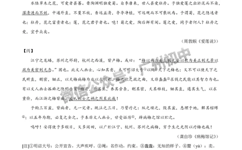 2025白云区中考二模语文试题_广州九上月考+期中+期末+一模二模+中考真题_2025中考二模