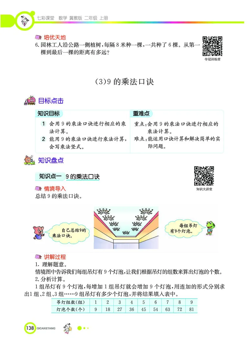 《七彩课堂》数学2年级上册（JJ）_二年级上下册资料_小学二年级学习资料-25年更新版_2-03、小学二年级数学上册_2-3-2、练习题、作业、试题、试卷_冀教版_电子册类