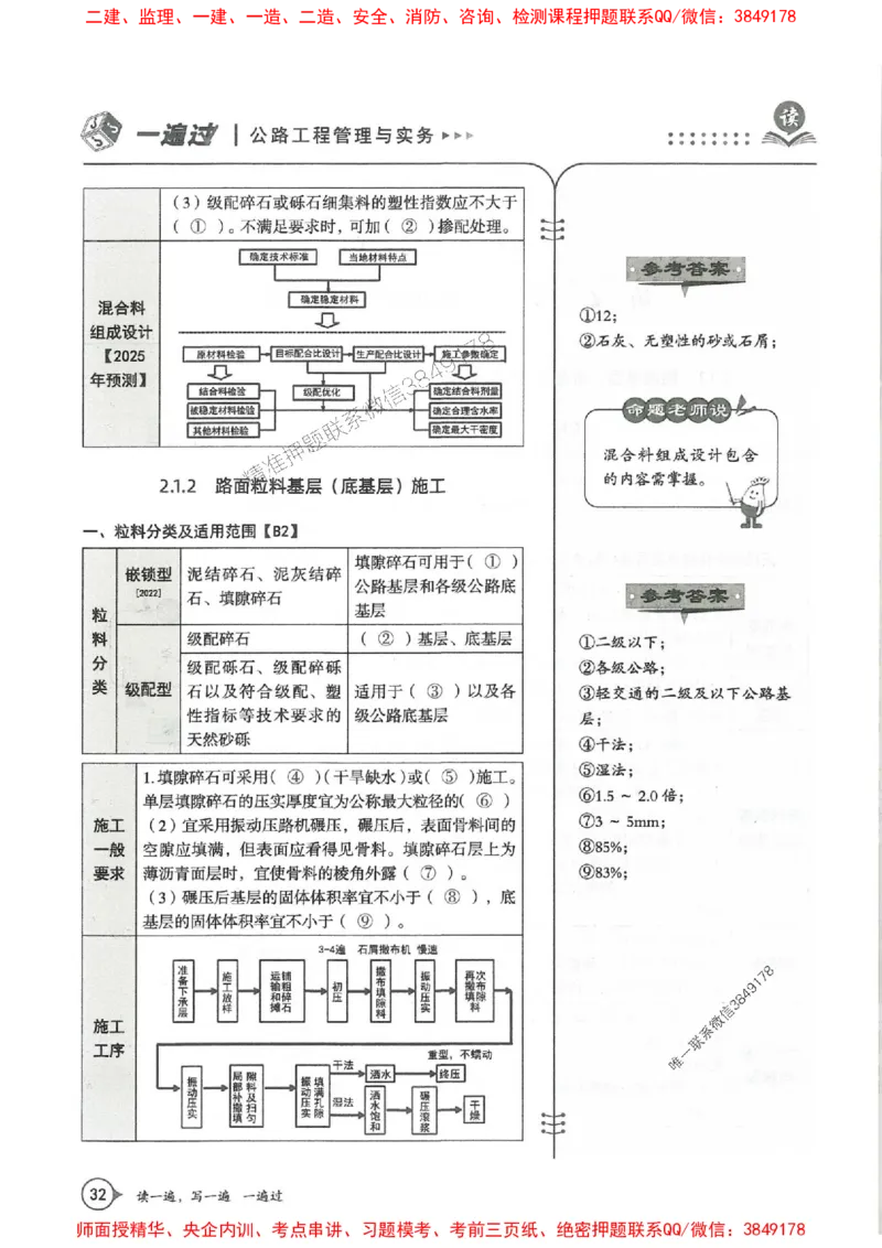 一建公路-一建一遍过-高频考点默写本（25年新版）_2026年一级建造师_2026年一建公路_2025年一建公路SVIP_01-精华文档✿电子教材✿历年真题