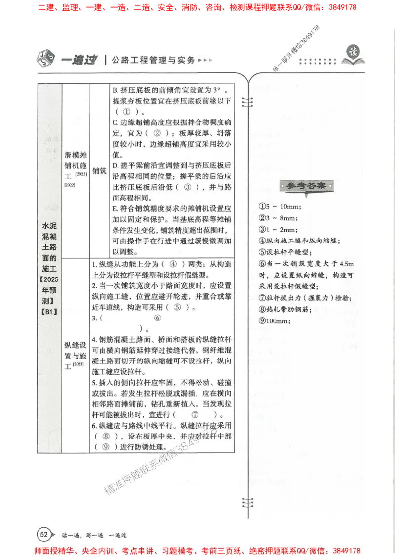 一建公路-一建一遍过-高频考点默写本（25年新版）_2026年一级建造师_2026年一建公路_2025年一建公路SVIP_01-精华文档✿电子教材✿历年真题