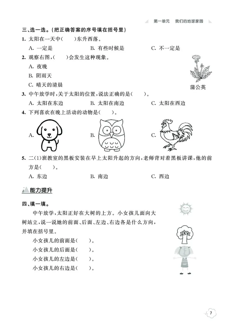 《七彩同步训练》科学2年级上册（教科版）_二年级上下册资料_小学二年级学习资料-25年更新版_2-09、小学二年级科学上册_教科版_电子册类