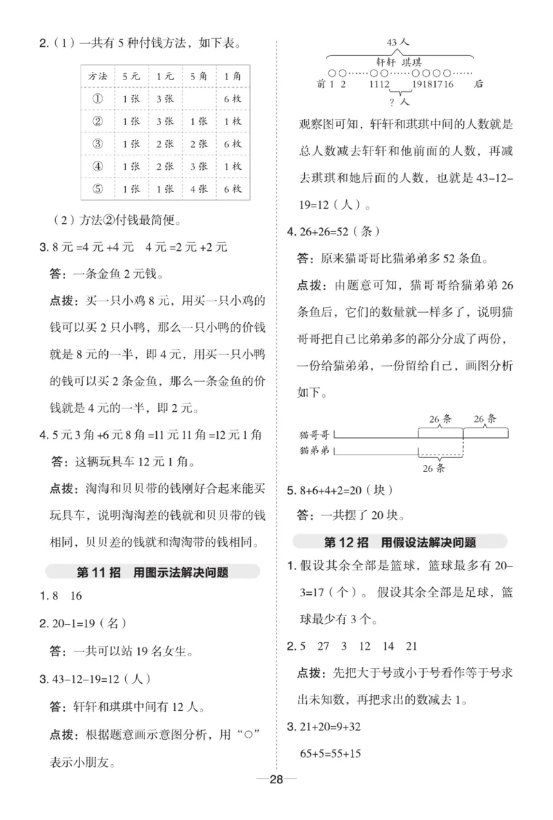 《典中点》数学试卷-数学1年级下册（54QD）_一年级上下册资料_小学一年级学习资料-25年更新版_1-04、小学一年级数学下册_1-4-2、练习题、作业、试题、试卷_青岛54版_电子册类