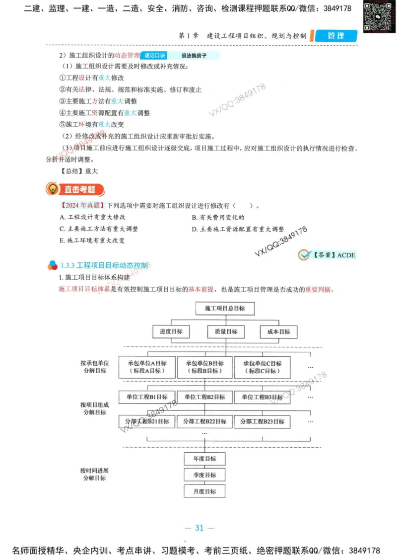 一建管理-金月精讲讲义合集_2026年一级建造师_2026年一建管理_2025年一建管理SVIP_01-精华文档✿电子教材✿历年真题_43-管理《精讲讲义合集》金月