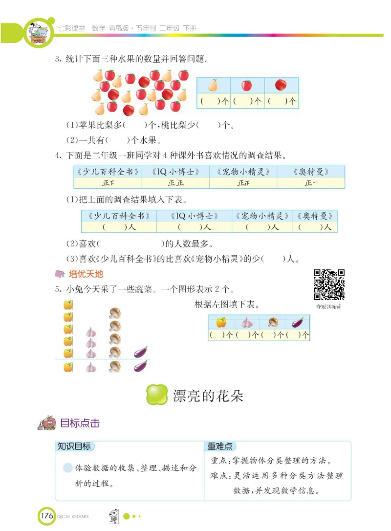 《七彩课堂》数学2年级下册（54QD）_二年级上下册资料_小学二年级学习资料-25年更新版_2-04、小学二年级数学下册_2-4-2、练习题、作业、试题、试卷_青岛54_电子册类