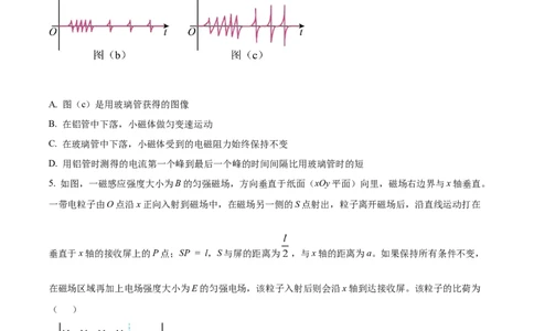 2023年高考物理试卷（全国乙卷）（空白卷）_物理历年高考真题_新&middot;Word版2008-2025&middot;高考物理真题_物理（按省份分类）2008-2025_2008-2024&middot;（江西）物理高考真题