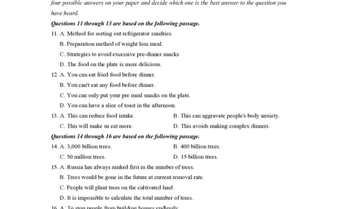 2022年高考英语试卷（上海）（春考）（空白卷）_英语历年高考真题_新&middot;PDF版2008-2025&middot;高考英语真题_英语（按试卷类型分类）2008-2025_自主命题卷&middot;英语（2008-2025）