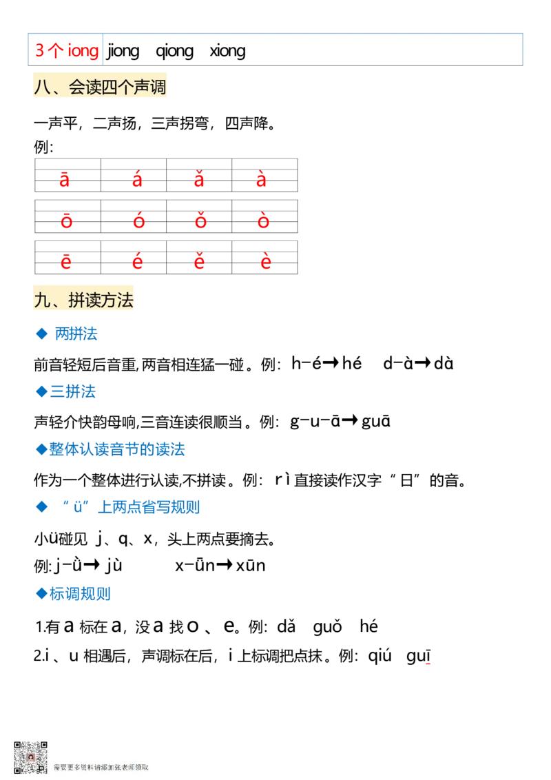 9.26一年级上册语文1-8单元核心考点(1)_一年级上下册资料_一年级上册小红书同款资料_一年级(1)