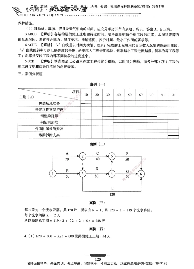 XSW-公路-核心母题1000题_2026年一级建造师_2026年一建公路_2025年一建公路SVIP_03-习题精析✿实战特训✿模考通关_25-公路《核心1000题》名师XSW