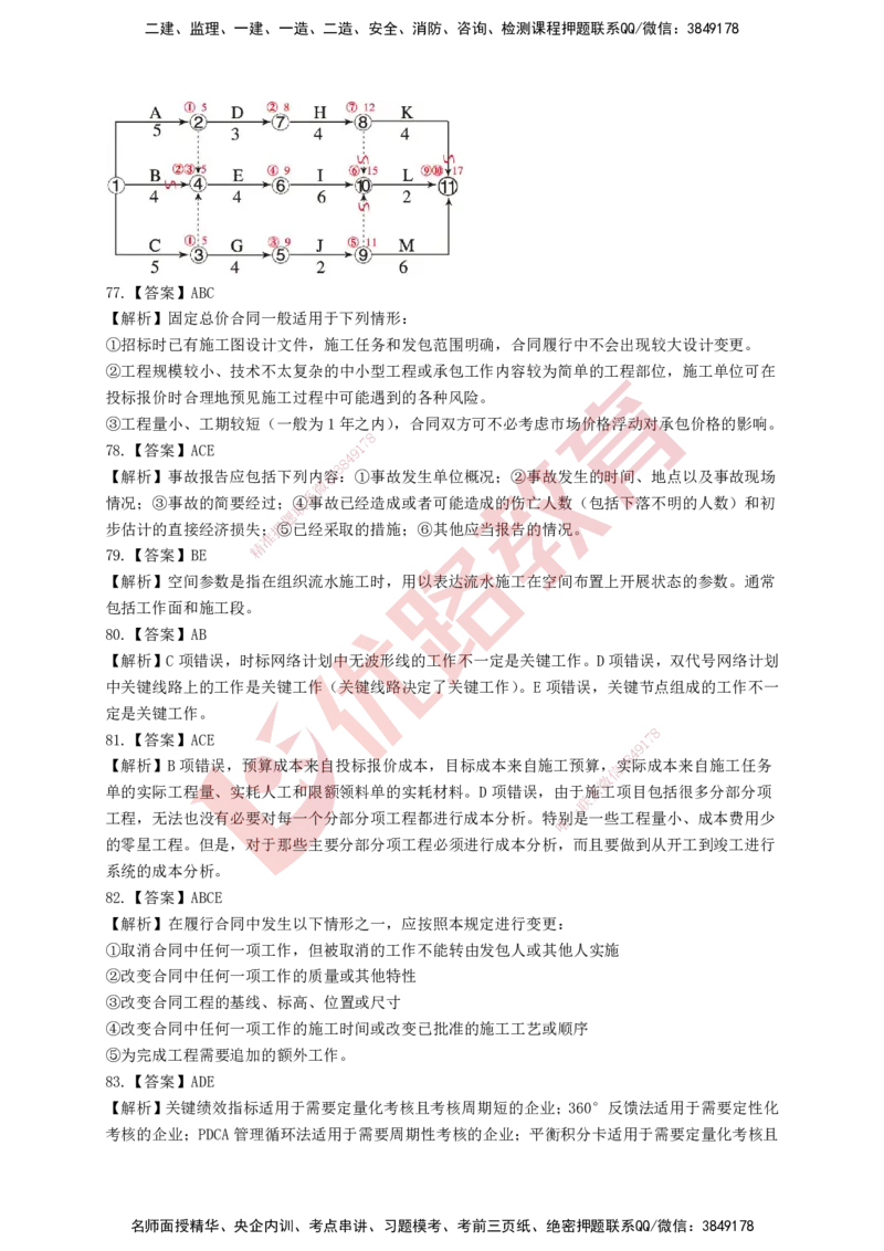 YL-管理-强化冲关卷_2026年一级建造师_2026年一建管理_2025年一建管理SVIP_05-考前密训✿央企特训✿机构普押_20-管理《50题+一本通+冲关卷》YL