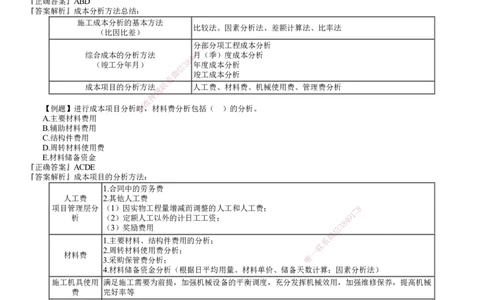 第02讲　建设工程成本管理（二）_2026年一级建造师_2026年一建管理_2025年一建管理SVIP_03-习题精析✿实战特训✿模考通关_17-管理《习题解析班》李娜JG推荐