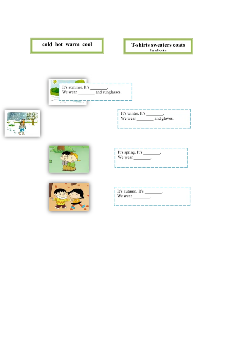 Module9Unit1It'swinter习题1_二年级上下册资料_二年级语数英上下册学习资料_3-7-5、小学二年级英语上册_外研版一起点_2、同步练习_Module9