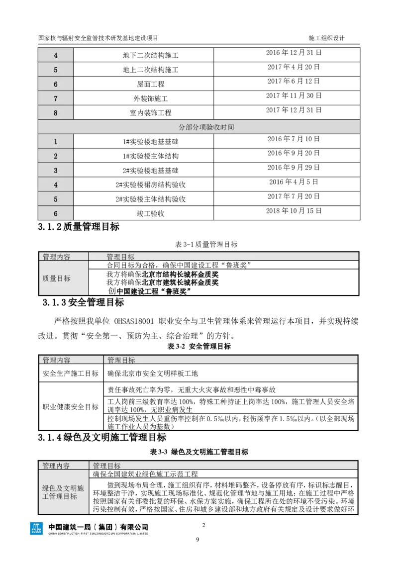 三等奖-国家核与辐射安全监管技术研发基地建设项目施工组织设计-总承包公司_2021-2023年优秀施组方案_施工组织设计_国家核与辐射安全监管技术研发基地建设项目施工组织设计