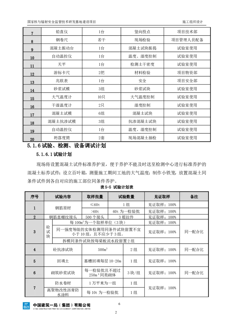 三等奖-国家核与辐射安全监管技术研发基地建设项目施工组织设计-总承包公司_2021-2023年优秀施组方案_施工组织设计_国家核与辐射安全监管技术研发基地建设项目施工组织设计
