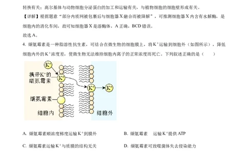 2023年高考生物试卷（浙江）（1月）（解析卷）_生物历年高考真题_新&middot;Word版2008-2025&middot;高考生物真题_生物（按省份分类）2008-2025_2008-2025&middot;（浙江）生物高考真题