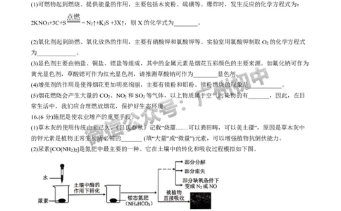 2024增城区中考一模化学试题_广州九上月考+期中+期末+一模二模+中考真题_广州2024年中考一模_增城区