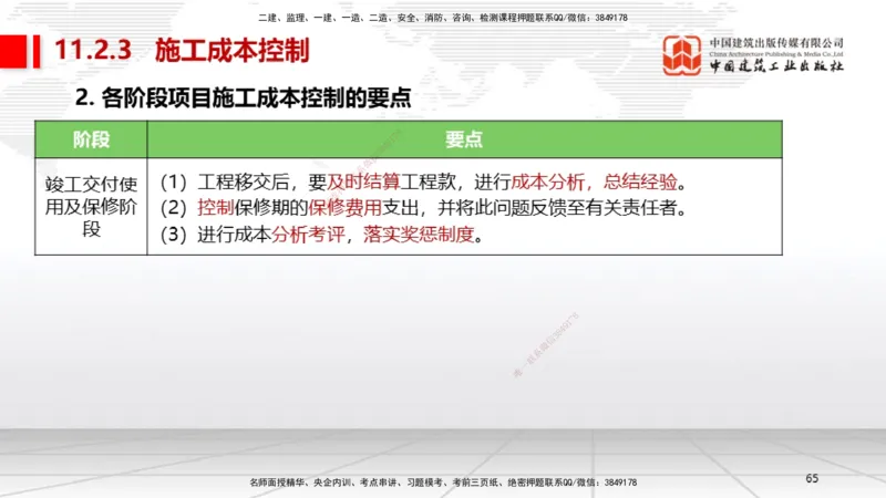 A30节：第11章施工成本管理（02.28）_2026年一级建造师_2026年一建机电_2025年一建机电SVIP_02-基础精讲✿高端面授✿深度强化_05-机电《两轮基础直播》闫娜JGS_讲义