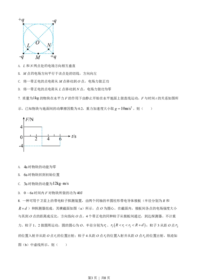 2022年高考物理试卷（全国乙卷）（空白卷）_物理历年高考真题_新&middot;PDF版2008-2025&middot;高考物理真题_物理（按省份分类）2008-2025_2008-2024&middot;（新疆）物理高考真题