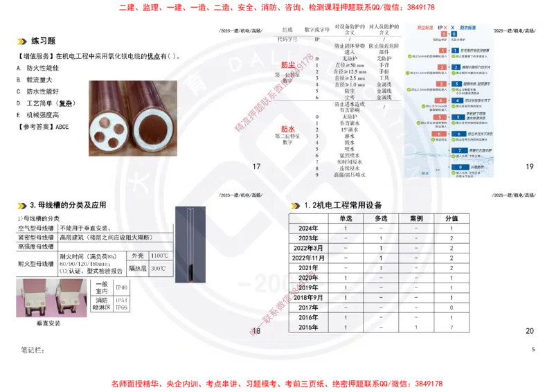 Removed_2025一建机电冲刺讲义打印版_2026年一级建造师_2026年一建机电_2025年一建机电SVIP_04-冲刺串讲✿考点强化✿小灶集训_50-机电《冲刺面授班》高扬DL