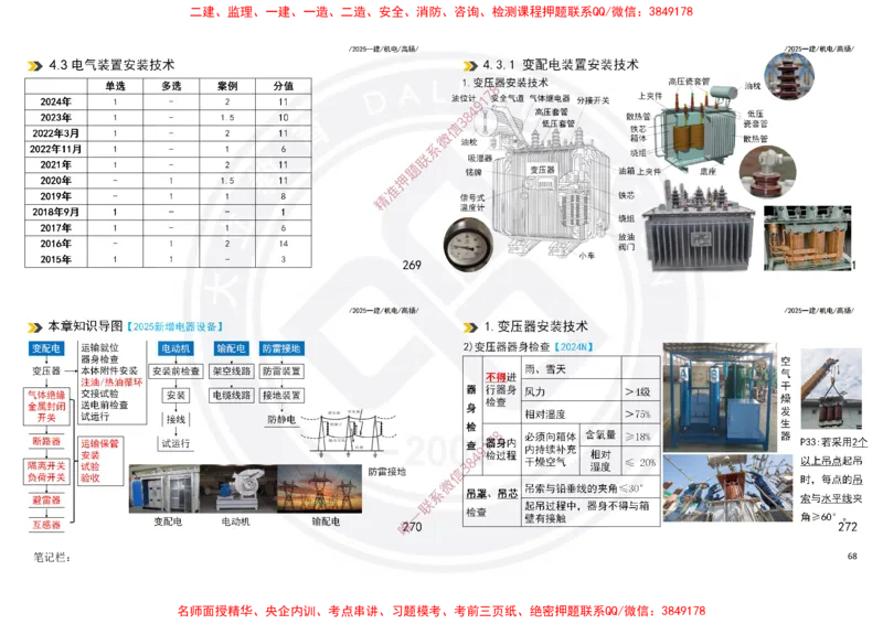Removed_2025一建机电冲刺讲义打印版_2026年一级建造师_2026年一建机电_2025年一建机电SVIP_04-冲刺串讲✿考点强化✿小灶集训_50-机电《冲刺面授班》高扬DL